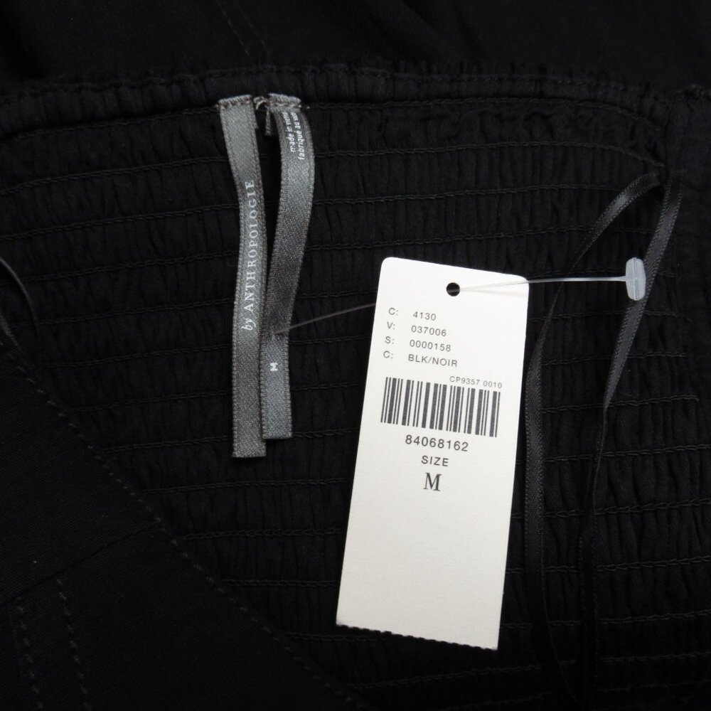 By Anthropologie Zip-Front Corset Dress Black M - Picture 11 of 11